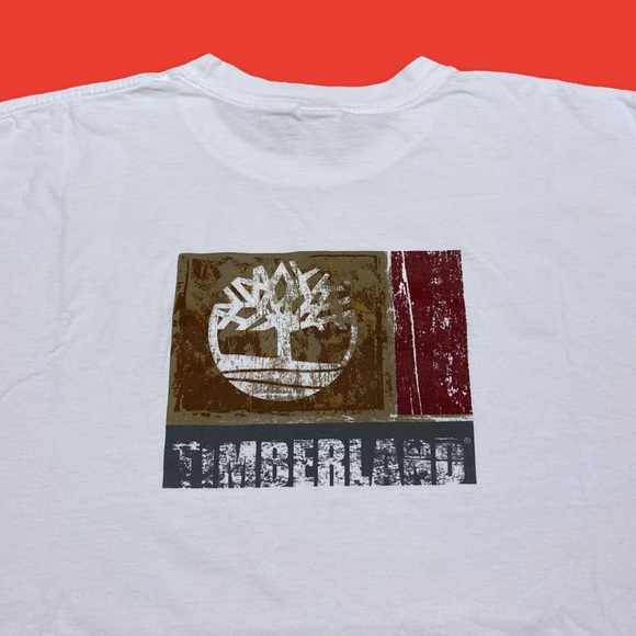 Vintage 90’s Timberland Double Sided Short Sleeve Tee - Picture 2 of 7